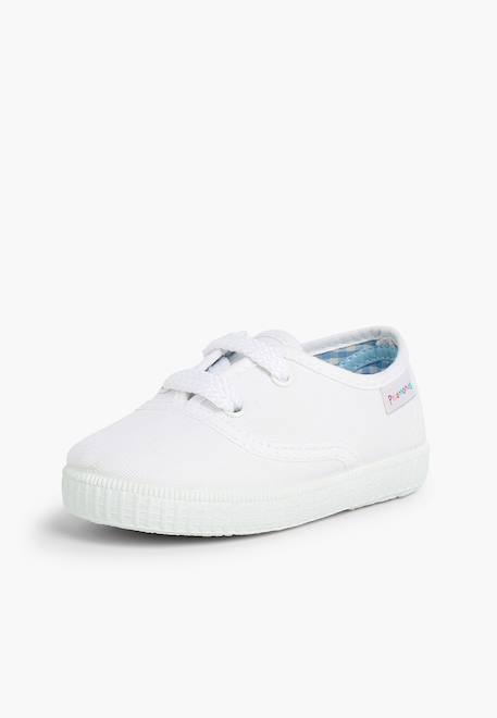 Baskets enfant avec lacets Blanc+Bleu marine+Gris+Rouge 2 - vertbaudet enfant 