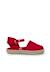 Espadrilles brodées à boucle Blanc+Bleu marine+Écru+Rose+Rouge 25 - vertbaudet enfant 
