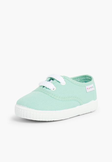 Baskets enfant avec lacets Blanc+Bleu marine+Bleu moyen+Gris+Rouge+Vert menthe 32 - vertbaudet enfant 