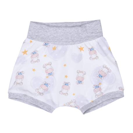 Ensemble t-shirt et short bébé en coton bio milk Écru 3 - vertbaudet enfant 