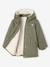 Parka fille à capuche romantique marine+vert 12 - vertbaudet enfant 