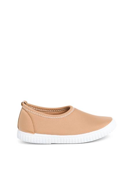 Tennis pour enfants style néoprène Bleu marine+Brun+Fucsia 6 - vertbaudet enfant 