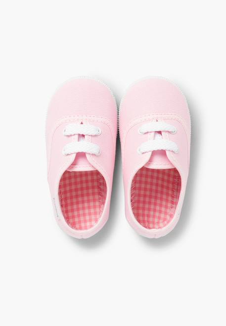 Baskets enfant avec lacets Fucsia+Rose 10 - vertbaudet enfant 