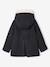Manteau fille à capuche drap de laine anthracite+beige chiné 7 - vertbaudet enfant 