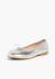 Ballerines de couleurs pour fille  en cuir Argent+Bleu marine+Rouge 2 - vertbaudet enfant 