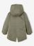 Parka fille à capuche romantique marine+vert 13 - vertbaudet enfant 