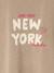 Tee-shirt fille motif NY détails fluo manches longues sable 4 - vertbaudet enfant 