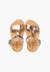 Sandales cuir lisse métallisées Argent+Bronze+Plomb 17 - vertbaudet enfant 