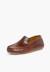 Mocassins en cuir Bleu marine+Marron 8 - vertbaudet enfant 