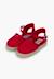 Espadrilles brodées à boucle Blanc+Bleu marine+Écru+Rose+Rouge 28 - vertbaudet enfant 