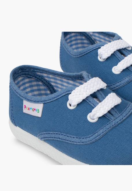 Baskets enfant avec lacets Blanc+Bleu marine+Bleu moyen+Gris+Rouge+Vert menthe 18 - vertbaudet enfant 