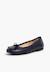 Ballerines de couleurs pour fille  en cuir Argent+Bleu marine+Rouge 8 - vertbaudet enfant 