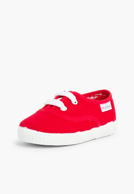 Baskets enfant avec lacets Blanc+Bleu marine+Bleu moyen+Gris+Rouge+Vert menthe 26 - vertbaudet enfant 