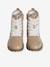Bottines enfant fille zippées et lacets élastiqués rose nude 5 - vertbaudet enfant 