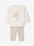 Ensemble Disney Winnie l'ourson bébé sweat molleton + legging velours vanille/rose 1 - vertbaudet enfant 