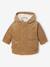 Manteau bébé en velours côtelé avec doublure en fausse fourrure caramel 2 - vertbaudet enfant 