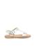Sandales cuir lisse métallisées Argent+Bronze+Plomb 1 - vertbaudet enfant 