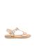 Sandales cuir lisse métallisées Argent+Bronze+Plomb 7 - vertbaudet enfant 