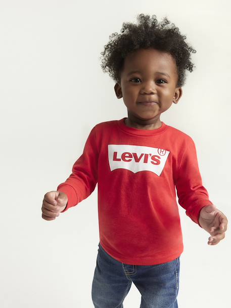 Tee-shirt bébé Batwing Levi's manches longues rouge 2 - vertbaudet enfant 