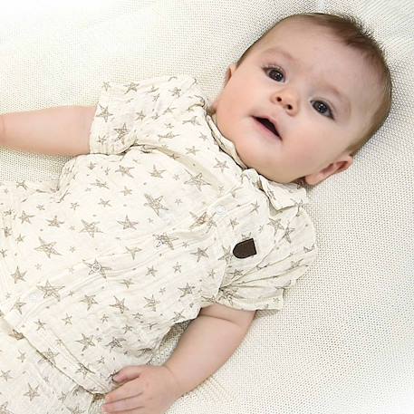 Ensemble t-shirt et short bébé en coton biologique sacha Multicolore 6 - vertbaudet enfant 