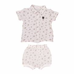 -Ensemble t-shirt et short bébé en coton biologique sacha