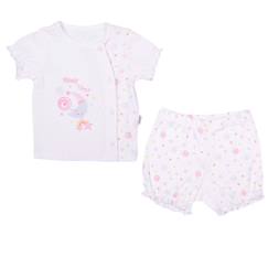 -Ensemble t-shirt et short bébé en coton bio sleep time