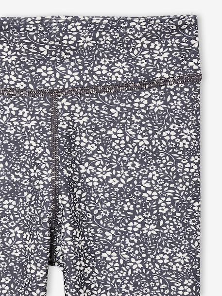 Legging technique sport imprimé fille anthracite 5 - vertbaudet enfant 