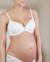 Soutien gorge push-up louise grossesse et allaitement Ivoire+Marine 1 - vertbaudet enfant 
