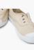 Tennis en toile avec bout caoutchouc sans lacets Avoine+Pêche 6 - vertbaudet enfant 