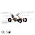 Kart à pédales buddy blue edition limitée Bleu et noir 3 - vertbaudet enfant 