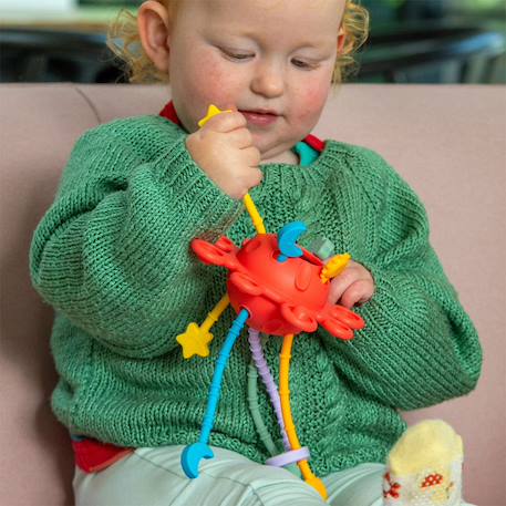 Jouet à tirer sensoriel arc-en-ciel Multi-coloured 5 - vertbaudet enfant 