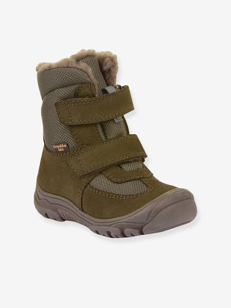 Boots enfants LINZ WOOL TEX HIGH Froddo bleu nuit+bordeaux+noir+olive 4 - vertbaudet enfant 