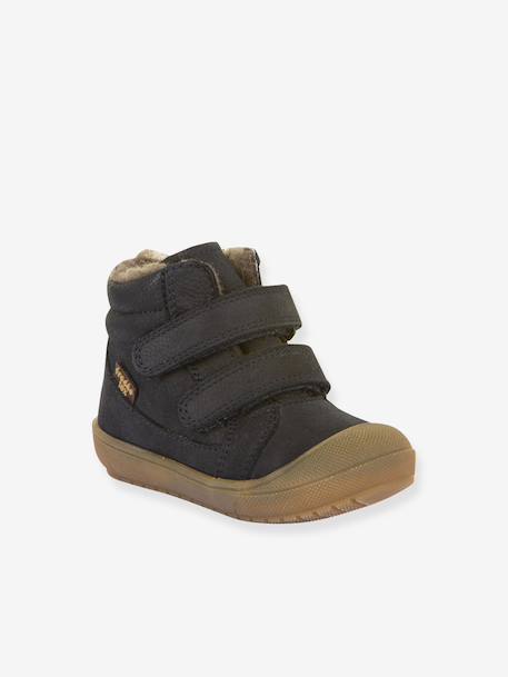 Boots enfants OLLIE WOOL TEX Froddo bleu nuit+bleu pétrole+caramel 1 - vertbaudet enfant 