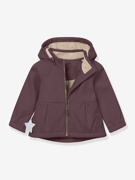 Veste softshell MATBRIDDI fille MINI A TURE bleu foncé+prune 5 - vertbaudet enfant 