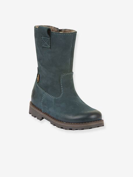 Bottes fille MAXINE TEX Froddo bleu nuit+bleu pétrole+noir 2 - vertbaudet enfant 