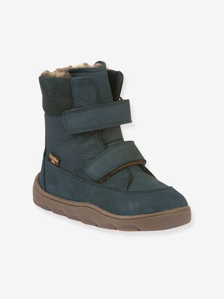 Bottes pieds nus pour enfants ZERU TEX WINTER BAREFOOT Froddo bleu pétrole 1 - vertbaudet enfant 