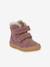 Boots fille MINNI SUEDE Froddo vieux rose 1 - vertbaudet enfant 