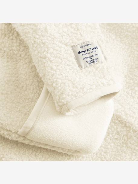 Combinaison en polaire teddy MATADEL bébé MINI A TURE écru 4 - vertbaudet enfant 