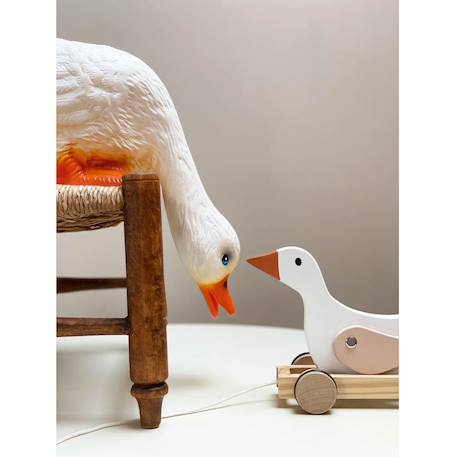 Lampe canard regardant vers le bas Blanc 2 - vertbaudet enfant 