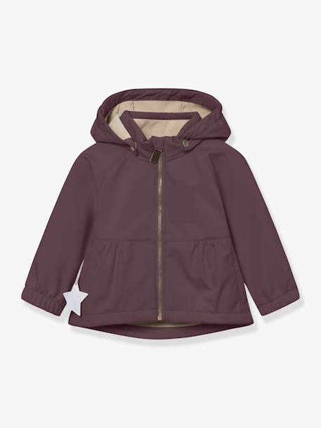 Veste softshell MATBRIDDI fille MINI A TURE bleu foncé+prune 4 - vertbaudet enfant 