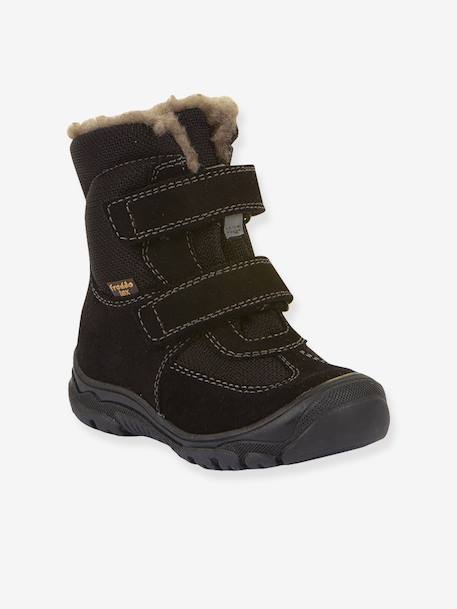 Boots enfants LINZ WOOL TEX HIGH Froddo bleu nuit+bordeaux+noir+olive 3 - vertbaudet enfant 