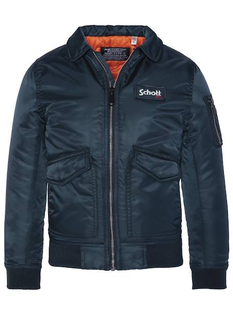 Blouson bomber cwu Bleu marine+Noir 1 - vertbaudet enfant 