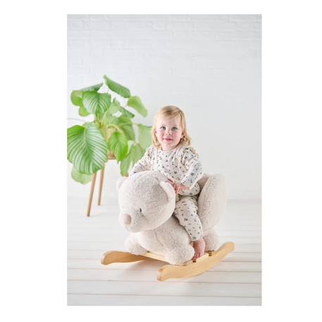 Bascule teddy l'ours écru Beige 2 - vertbaudet enfant 
