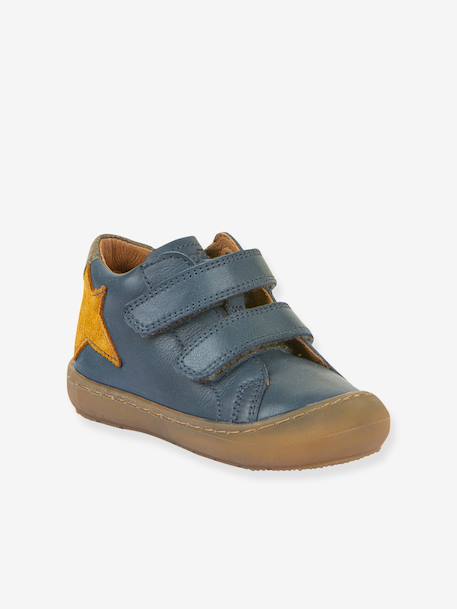 Chaussons à scratch garçons OLLIE S STAR Froddo bleu 1 - vertbaudet enfant 