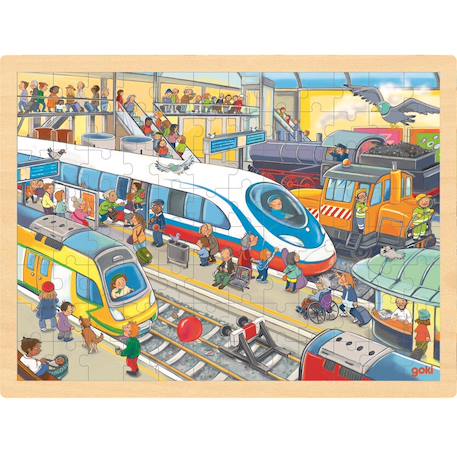 Puzzle gare Beige 2 - vertbaudet enfant 