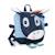 Sac à dos ignace Bleu, blanc, orange 1 - vertbaudet enfant 