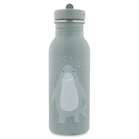 Gourde enfant en acier inoxydable 500 ml Gris+Violet 1 - vertbaudet enfant 