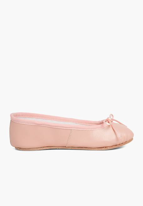 Ballerines fille  en cuir Blanc+Gris perle+Rose 13 - vertbaudet enfant 