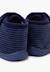 Chaussons barefoot velours côtelé fermeture à scratch Bleu marine+Pierre 6 - vertbaudet enfant 