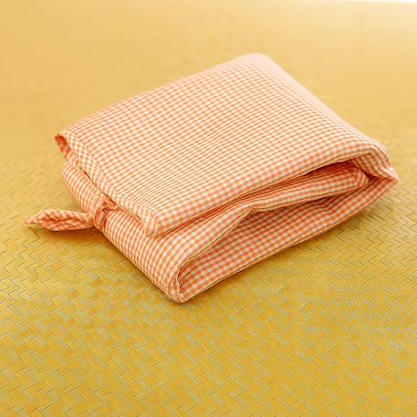 Tapis à langer nomade en coton bio Blanc+Fraise+Honey+Rose+Vert+Vichy 36 - vertbaudet enfant 